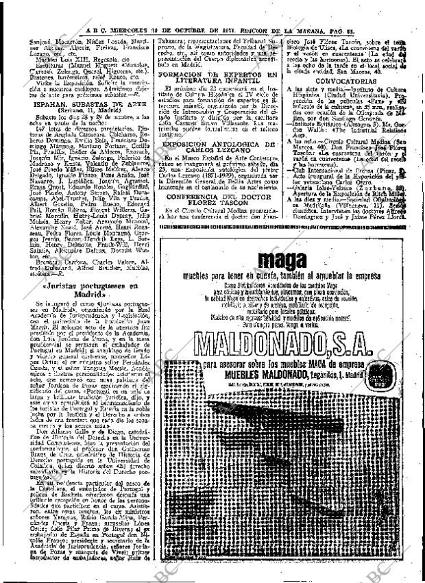 ABC MADRID 20-10-1971 página 63