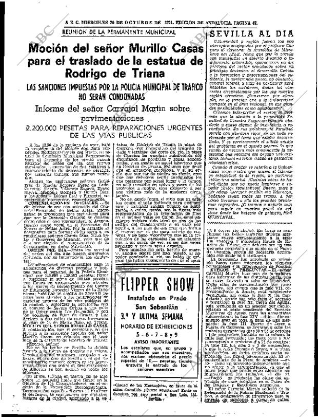 ABC SEVILLA 20-10-1971 página 47