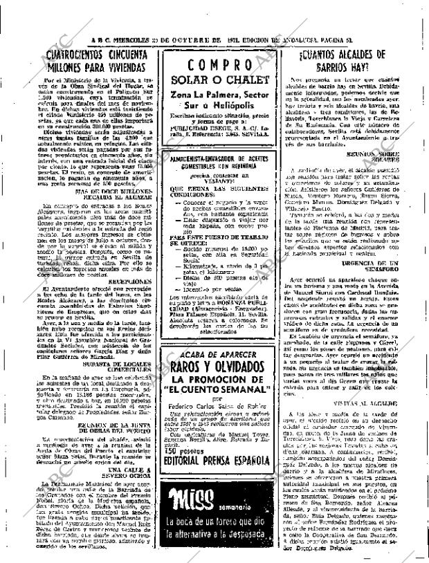 ABC SEVILLA 20-10-1971 página 51