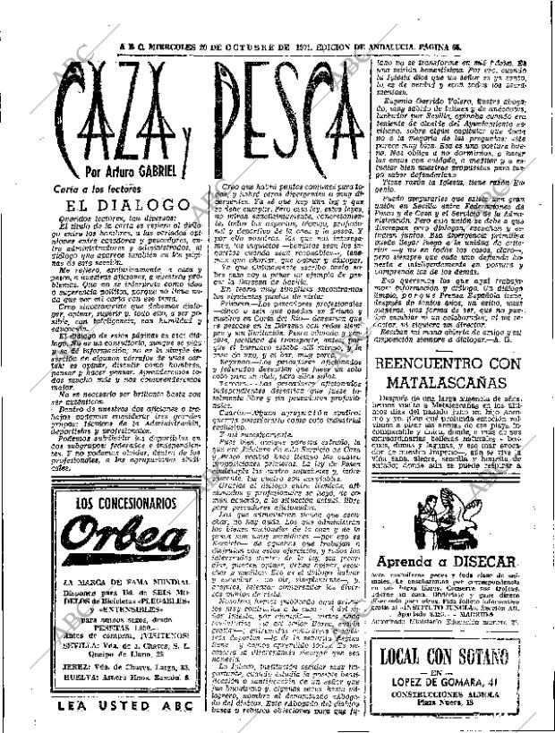 ABC SEVILLA 20-10-1971 página 65