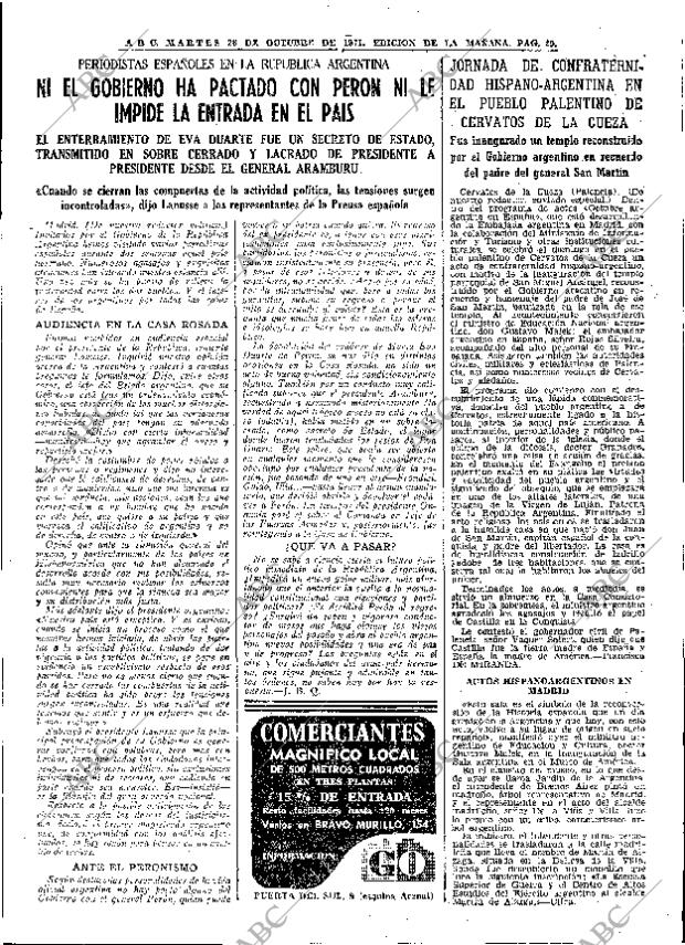 ABC MADRID 26-10-1971 página 29