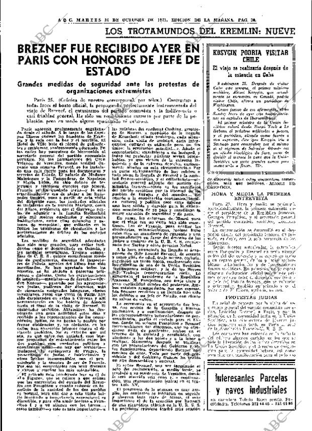 ABC MADRID 26-10-1971 página 30