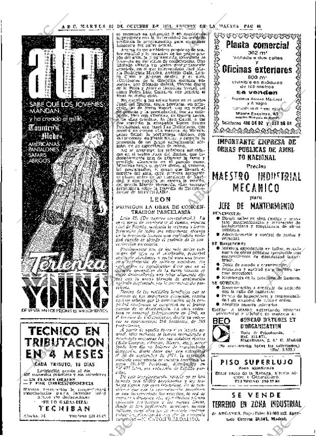 ABC MADRID 26-10-1971 página 48