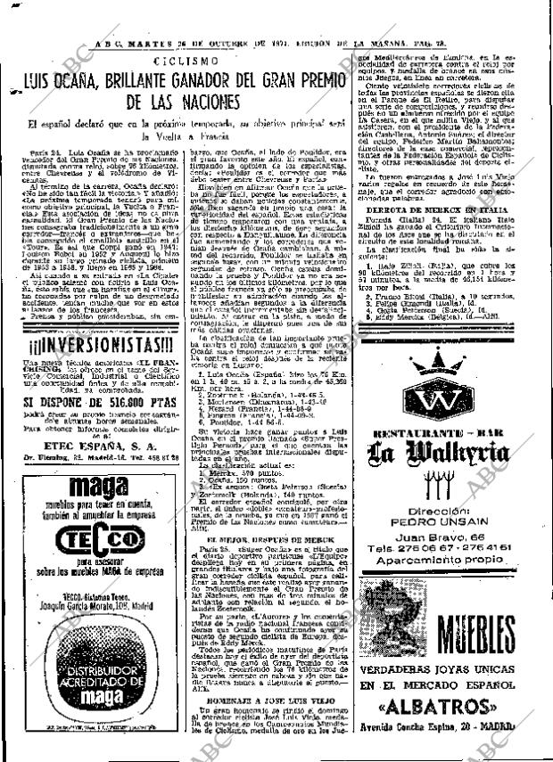 ABC MADRID 26-10-1971 página 78
