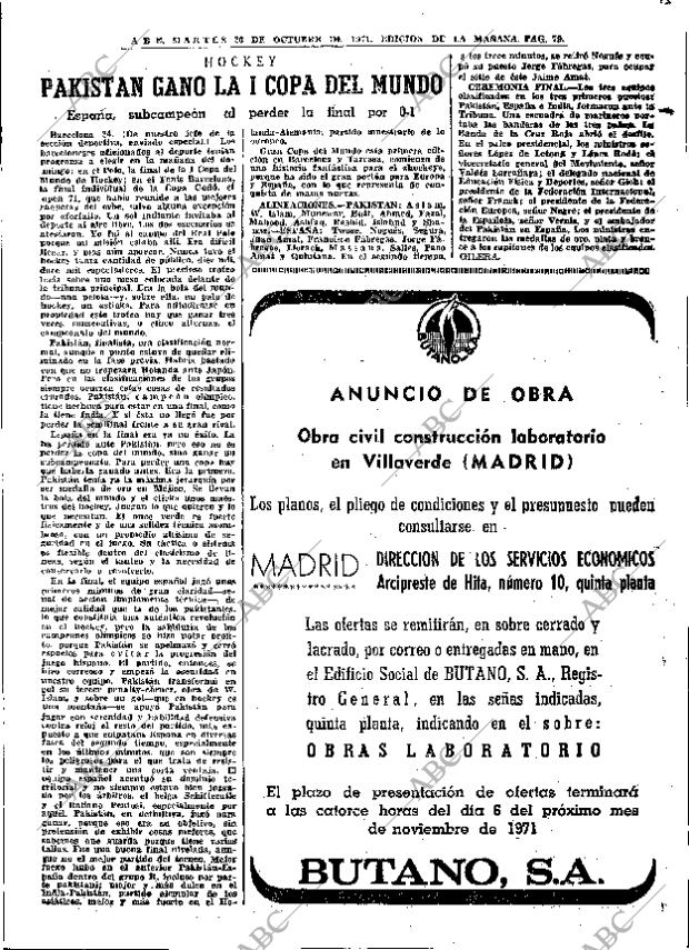 ABC MADRID 26-10-1971 página 79