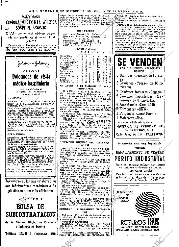ABC MADRID 26-10-1971 página 80