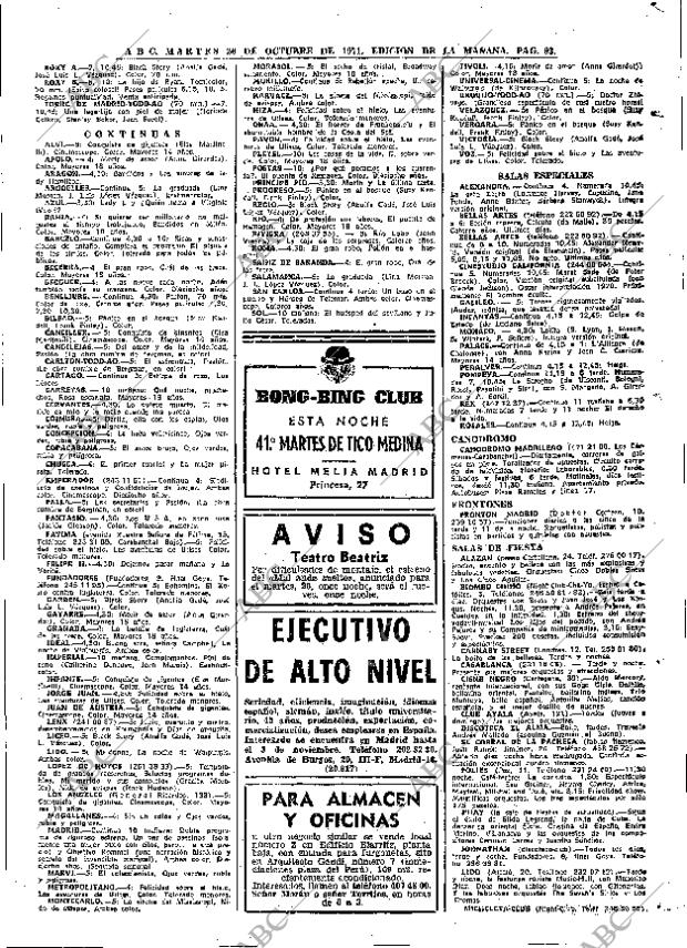 ABC MADRID 26-10-1971 página 93