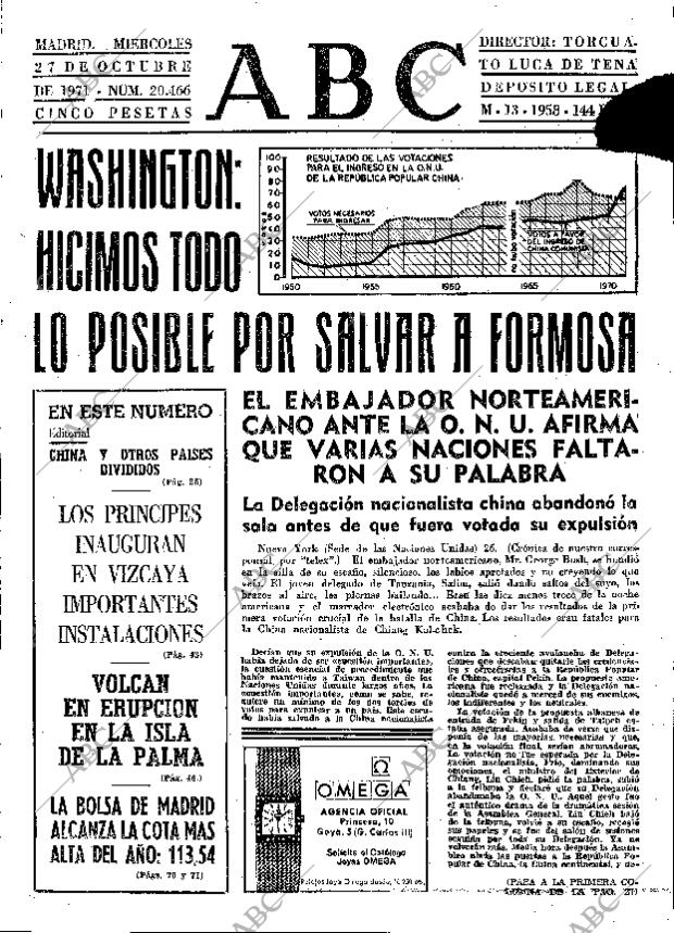 ABC MADRID 27-10-1971 página 25