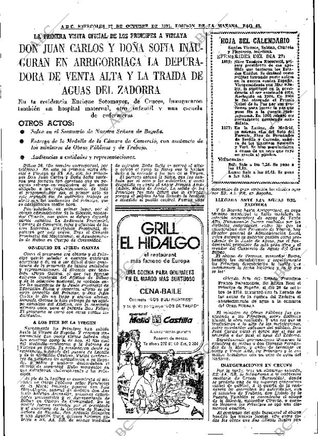 ABC MADRID 27-10-1971 página 43