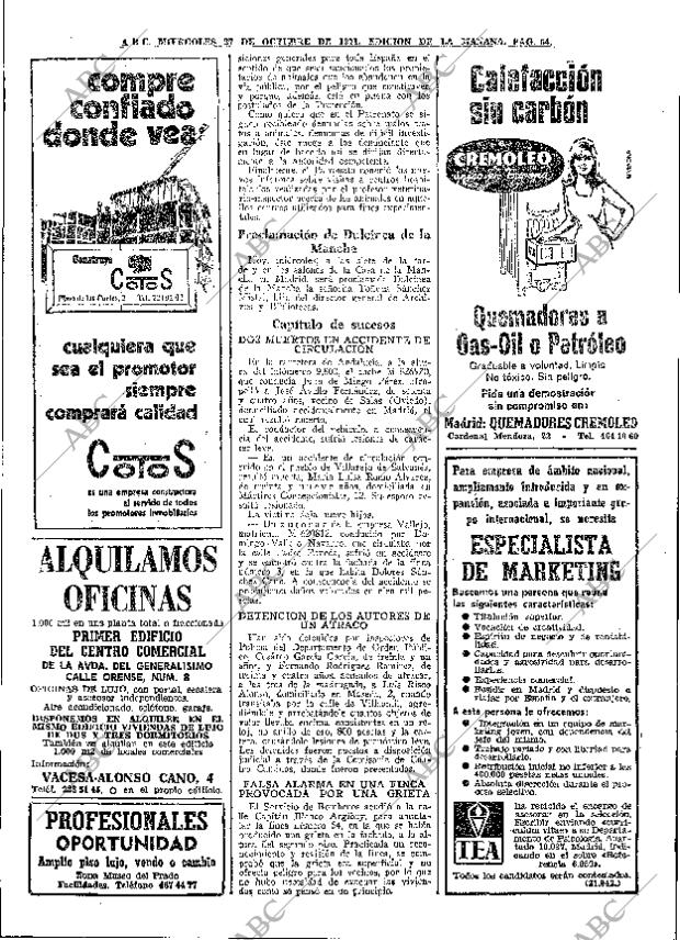 ABC MADRID 27-10-1971 página 54