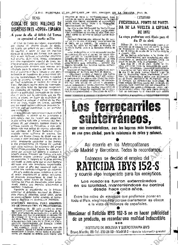 ABC MADRID 27-10-1971 página 81