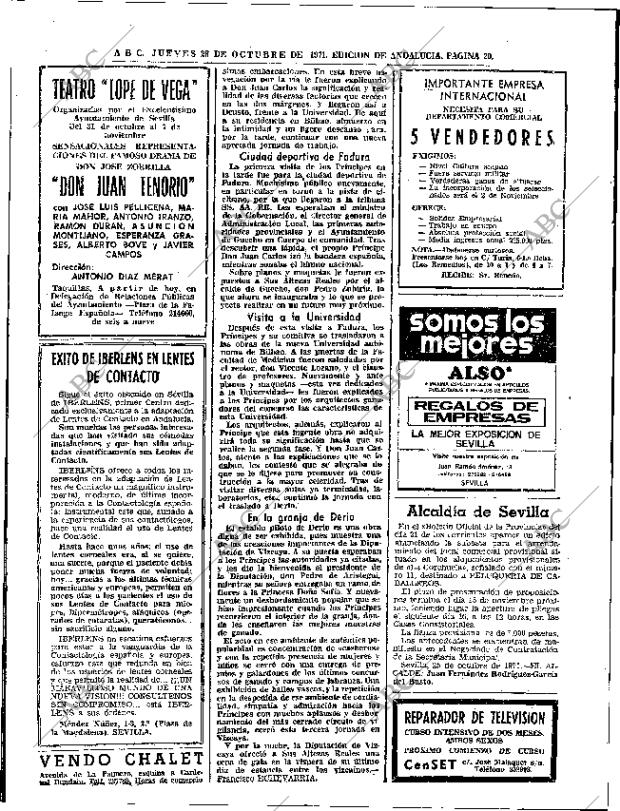 ABC SEVILLA 28-10-1971 página 20