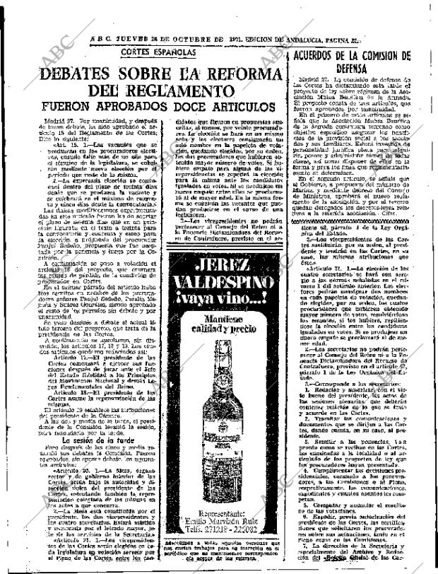 ABC SEVILLA 28-10-1971 página 21