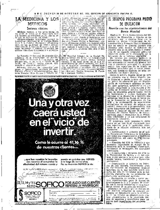 ABC SEVILLA 28-10-1971 página 41