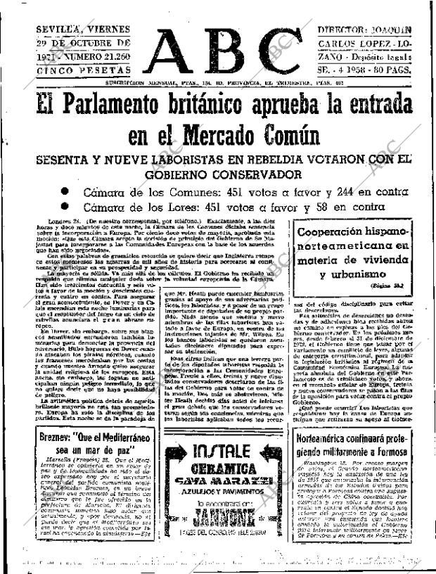 ABC SEVILLA 29-10-1971 página 31