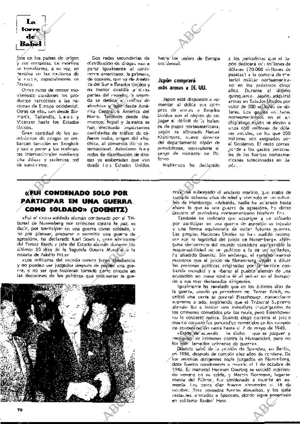 BLANCO Y NEGRO MADRID 30-10-1971 página 70