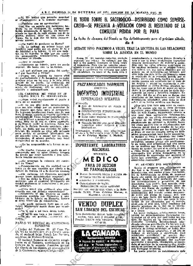 ABC MADRID 31-10-1971 página 28