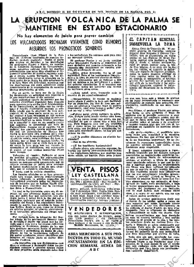 ABC MADRID 31-10-1971 página 31