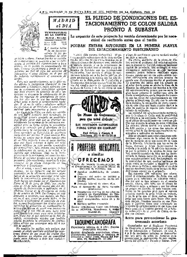 ABC MADRID 31-10-1971 página 39