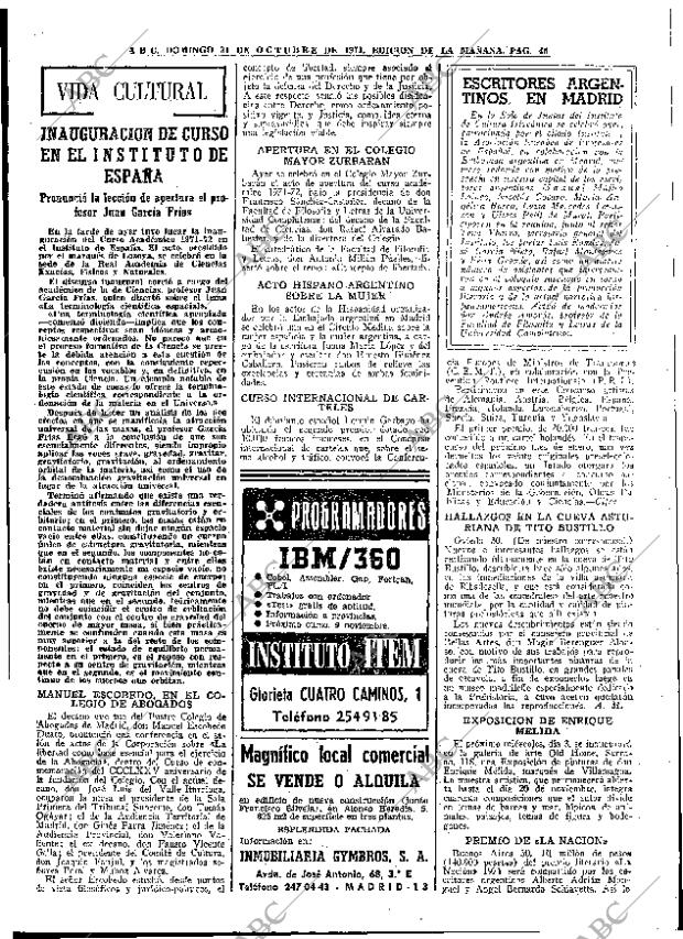 ABC MADRID 31-10-1971 página 45