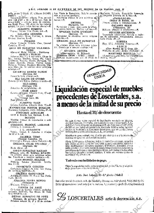 ABC MADRID 31-10-1971 página 47