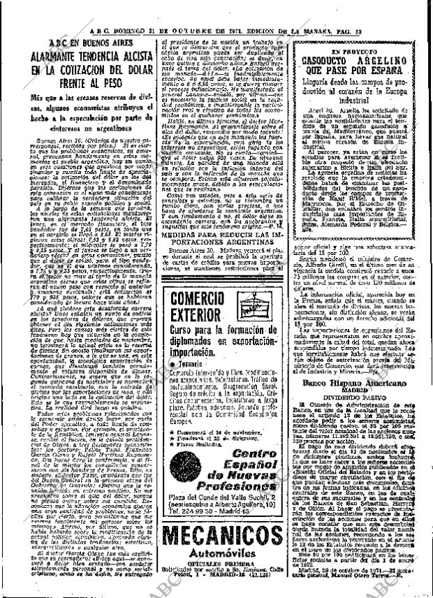 ABC MADRID 31-10-1971 página 53