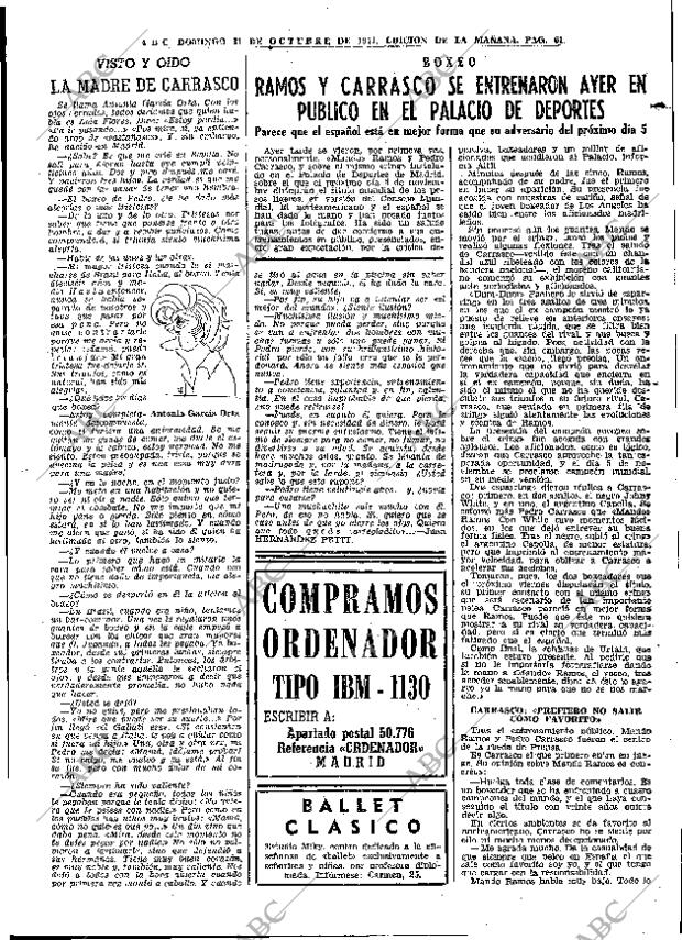 ABC MADRID 31-10-1971 página 61