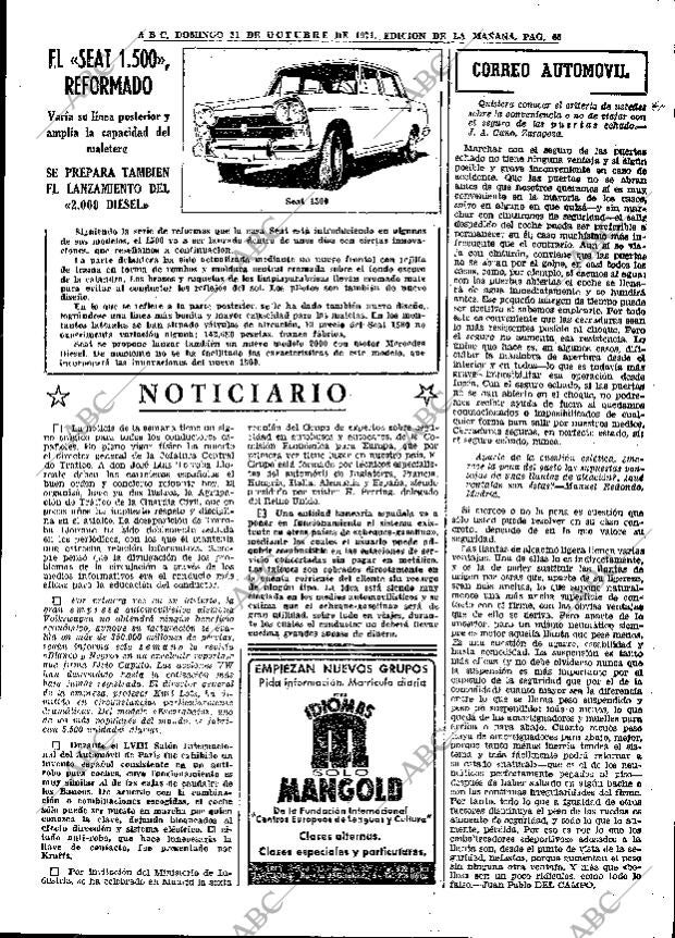 ABC MADRID 31-10-1971 página 65