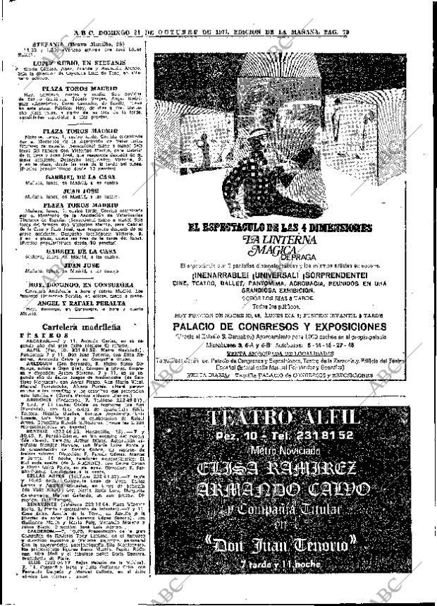 ABC MADRID 31-10-1971 página 72