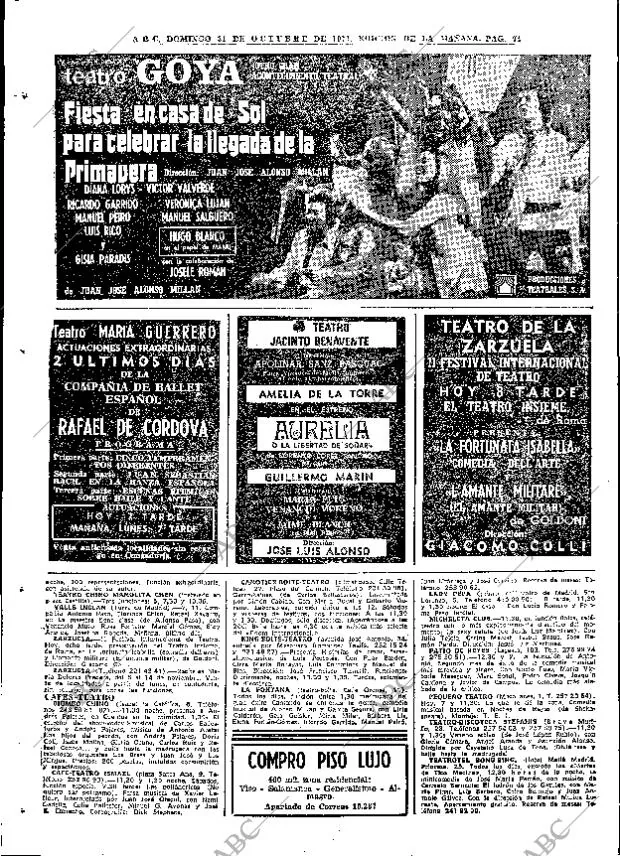 ABC MADRID 31-10-1971 página 74