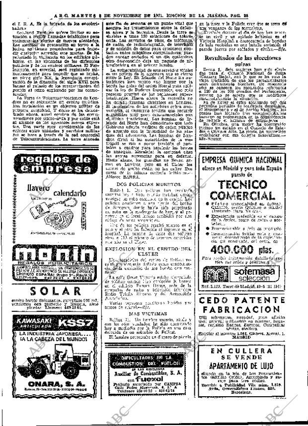 ABC MADRID 02-11-1971 página 28