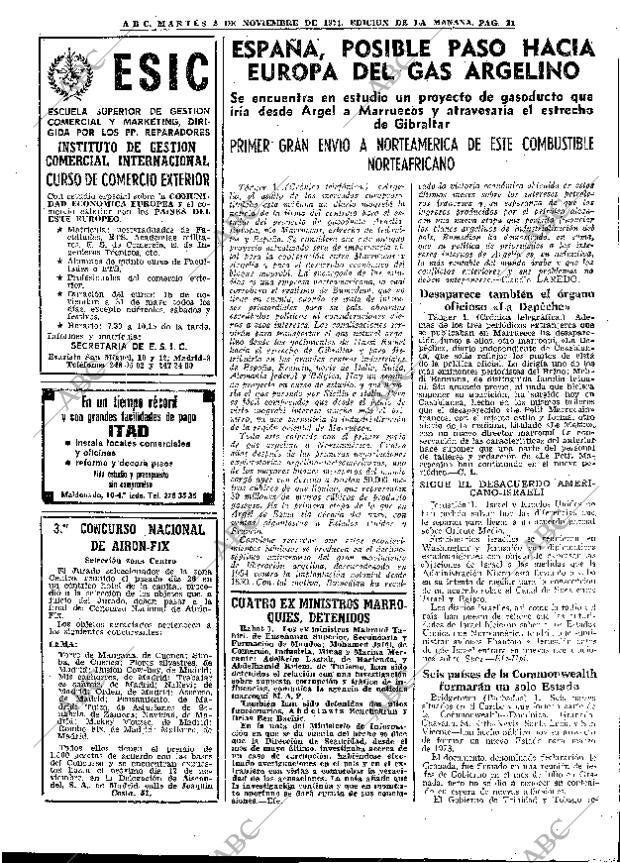 ABC MADRID 02-11-1971 página 31