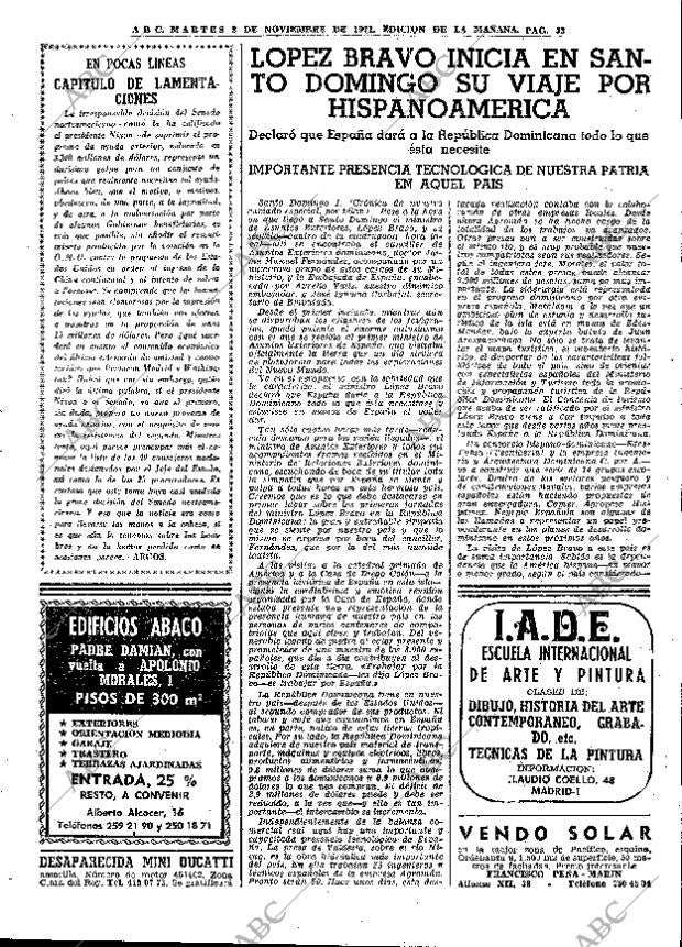 ABC MADRID 02-11-1971 página 33