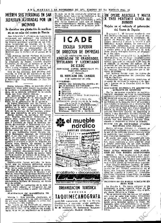 ABC MADRID 02-11-1971 página 40