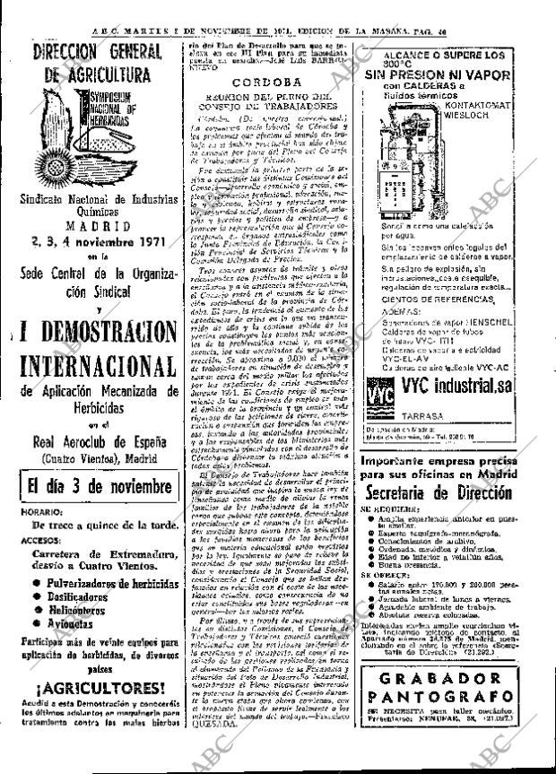 ABC MADRID 02-11-1971 página 46