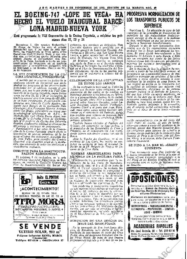 ABC MADRID 02-11-1971 página 47