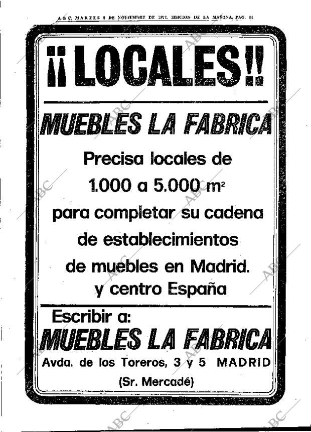 ABC MADRID 02-11-1971 página 64