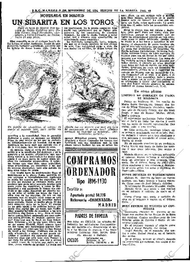 ABC MADRID 02-11-1971 página 68