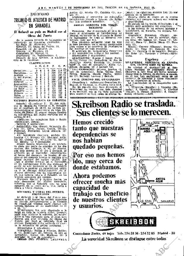 ABC MADRID 02-11-1971 página 81