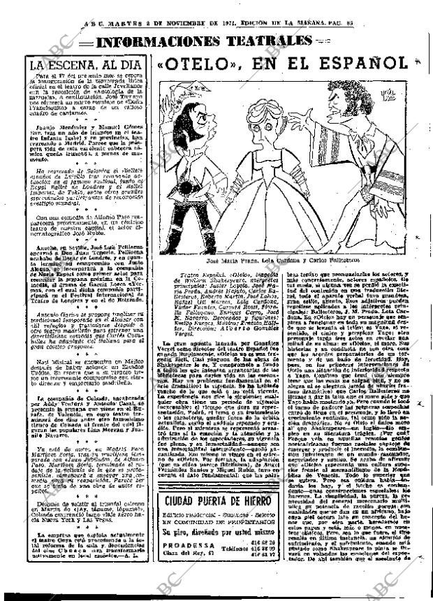 ABC MADRID 02-11-1971 página 85