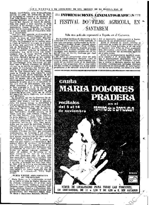 ABC MADRID 02-11-1971 página 87