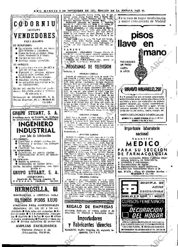 ABC MADRID 02-11-1971 página 93