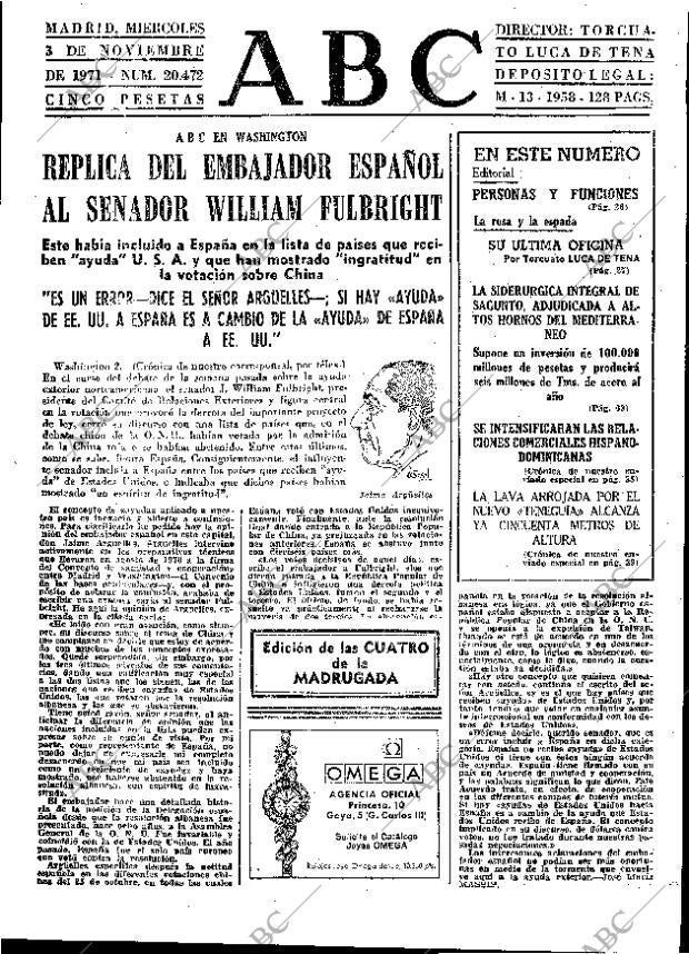 ABC MADRID 03-11-1971 página 25