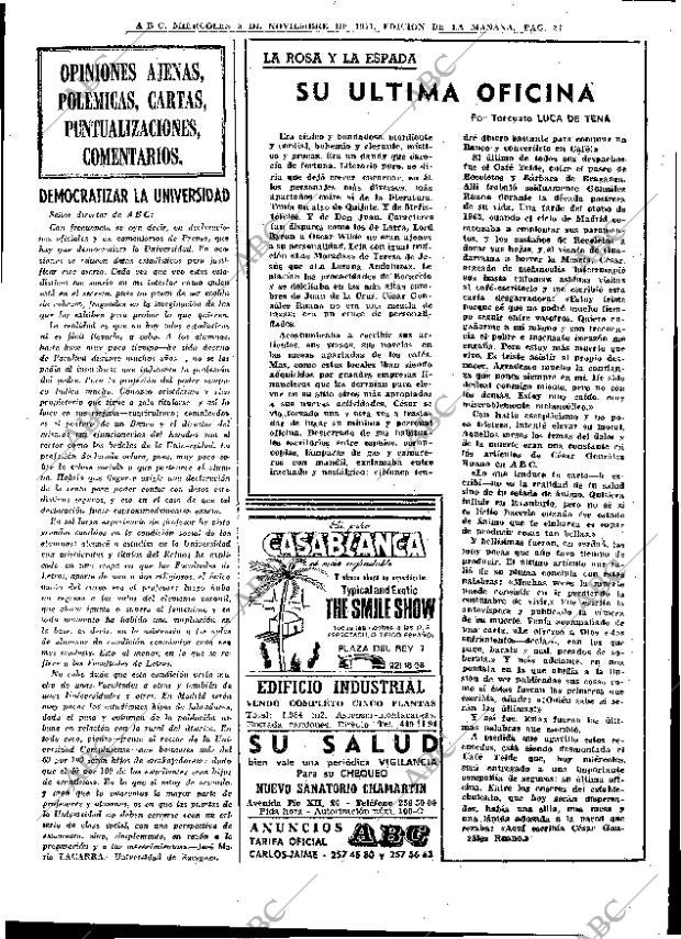 ABC MADRID 03-11-1971 página 27