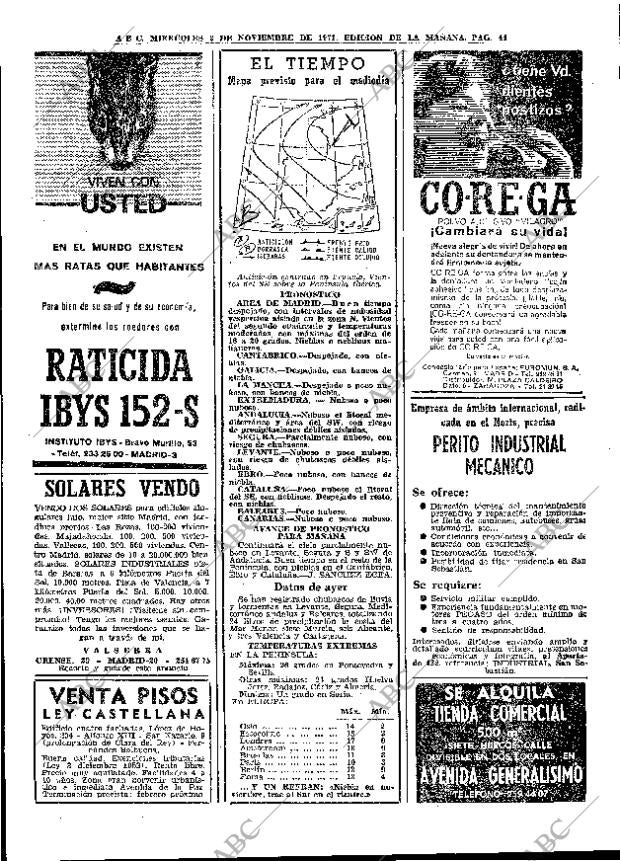 ABC MADRID 03-11-1971 página 44