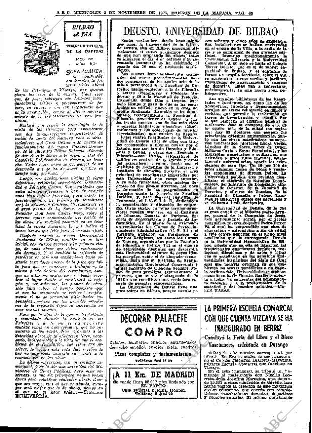 ABC MADRID 03-11-1971 página 45