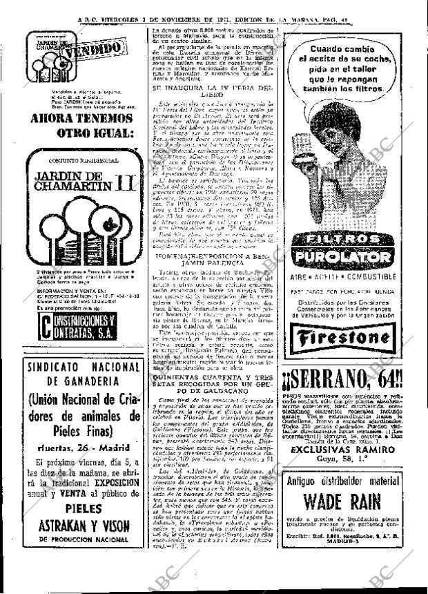 ABC MADRID 03-11-1971 página 46