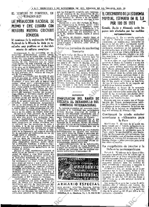 ABC MADRID 03-11-1971 página 65