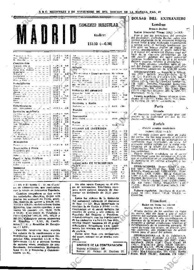 ABC MADRID 03-11-1971 página 67