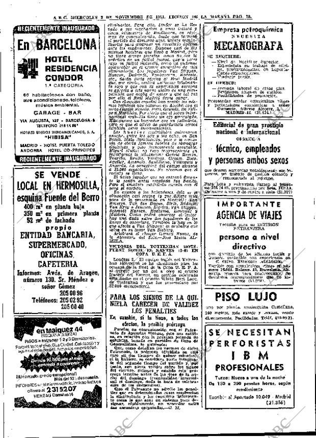 ABC MADRID 03-11-1971 página 70
